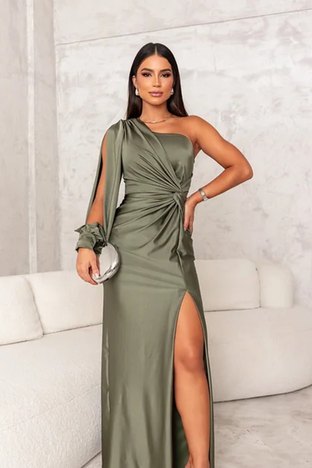 Maxi Jurk Dames met Split