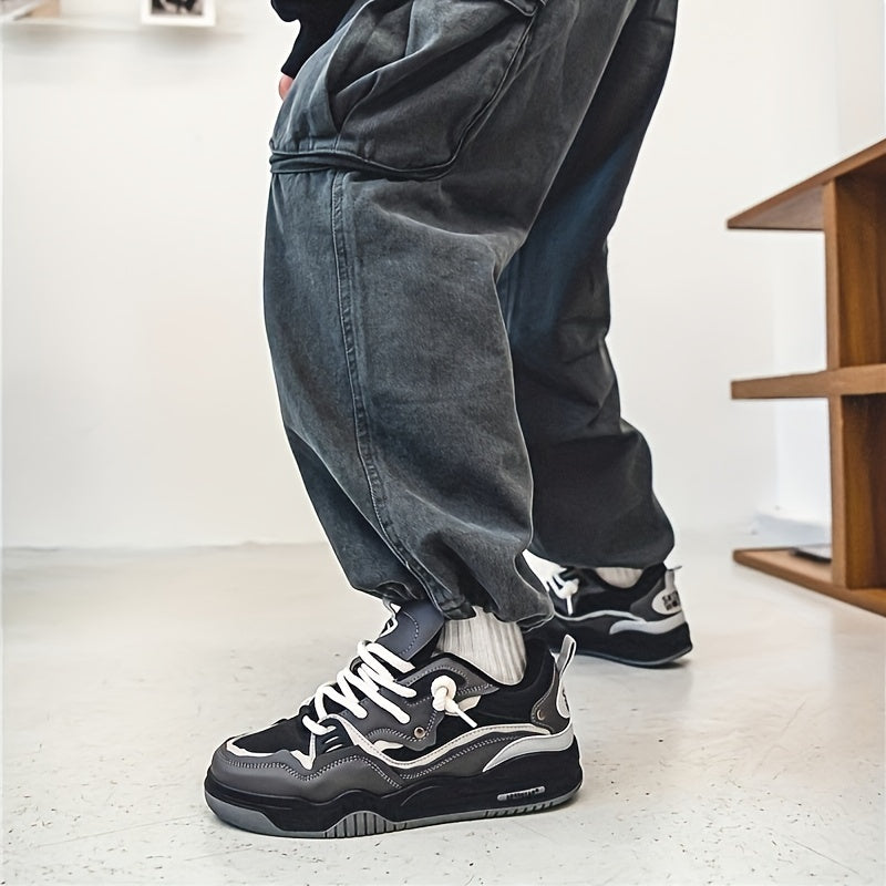 Sportieve Sneakers met Dikke Zool en Veters