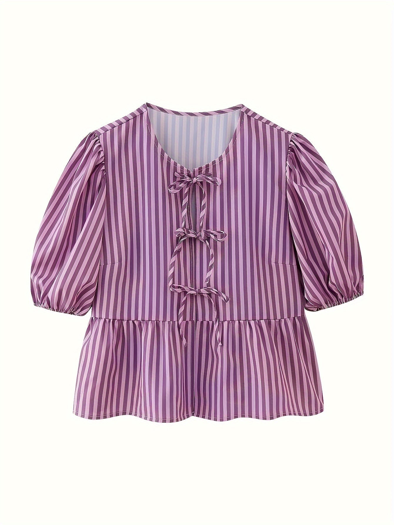 Nayla - Casual Gestreepte Top