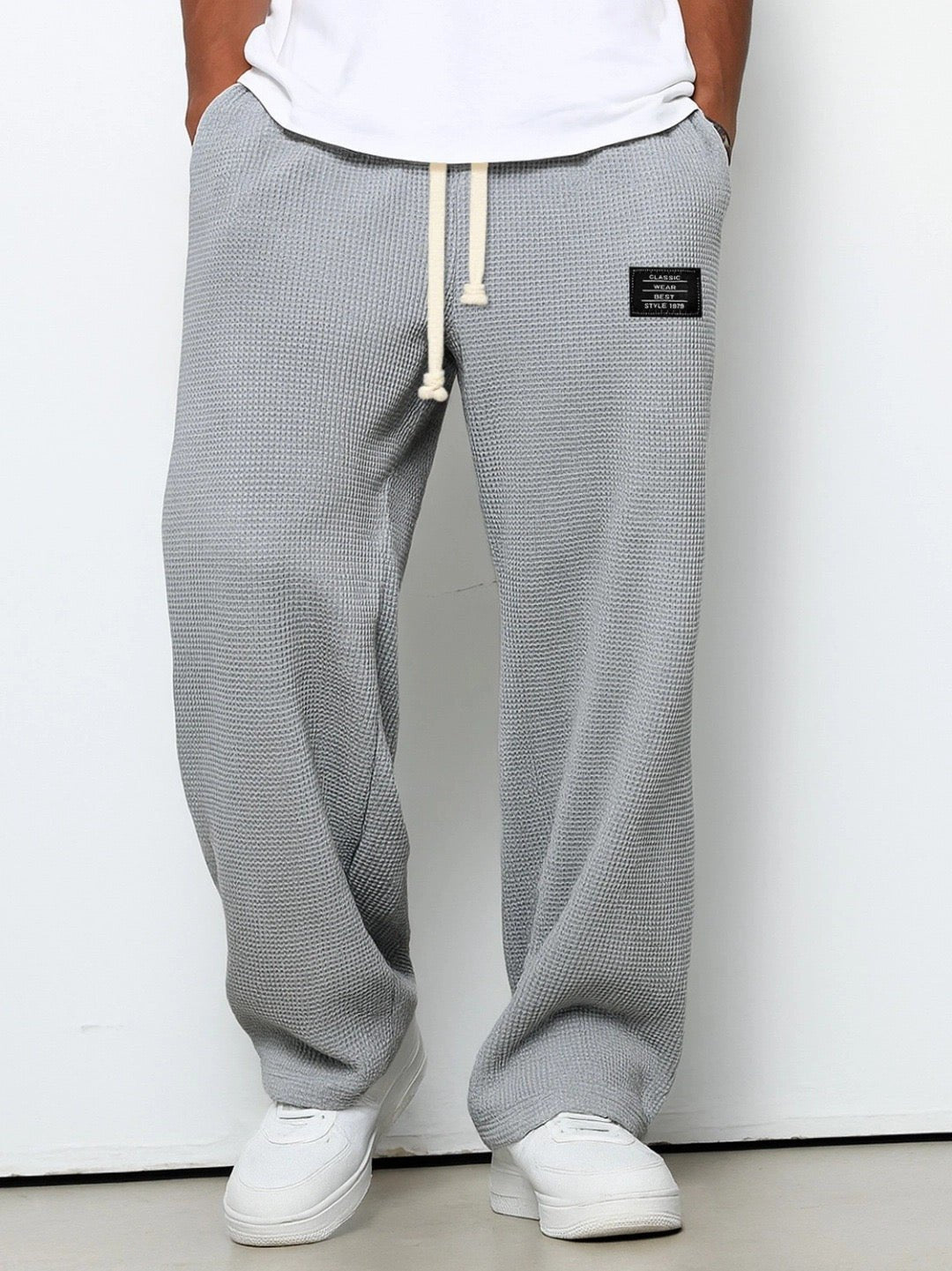 Daan - Casual joggingbroek met elastische taille voor heren Detail