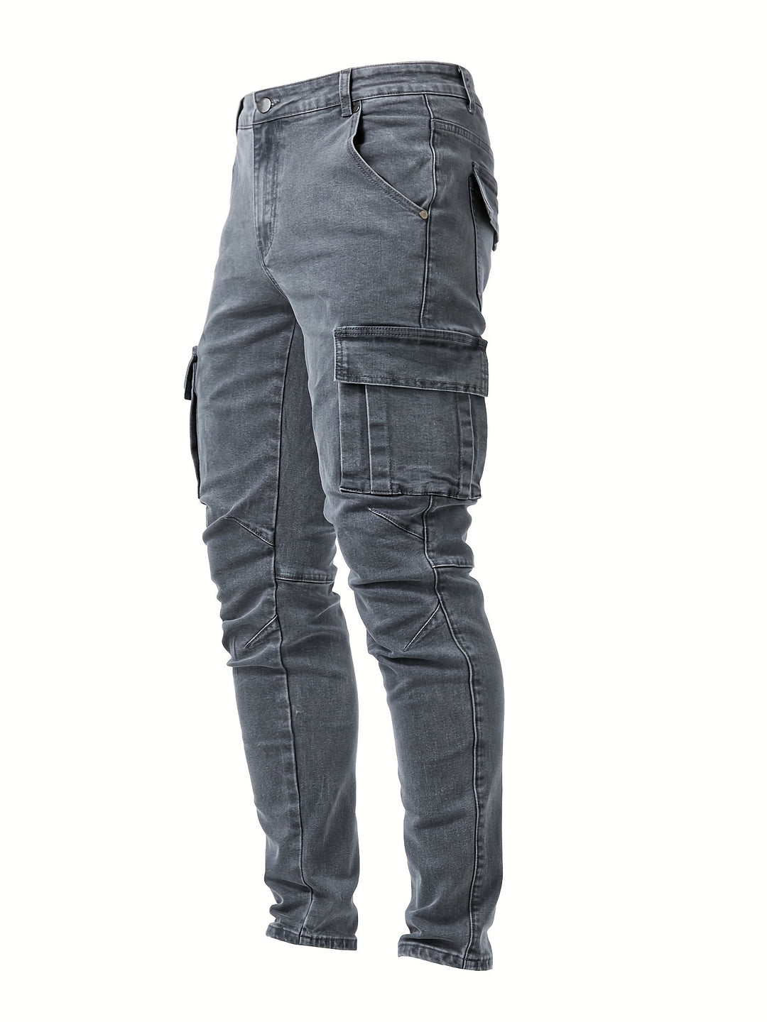 Cargo Jeans Heren slim Fit
