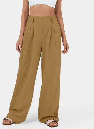 Austyn - Broek met wijde pijpen