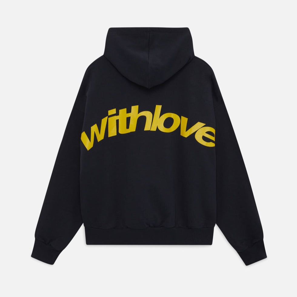 Oversized 'withlove' Hoodie en print