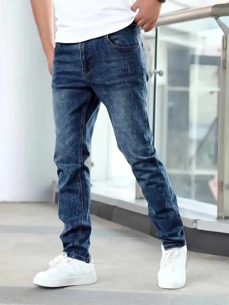 Jeans heren slim fit met zakken