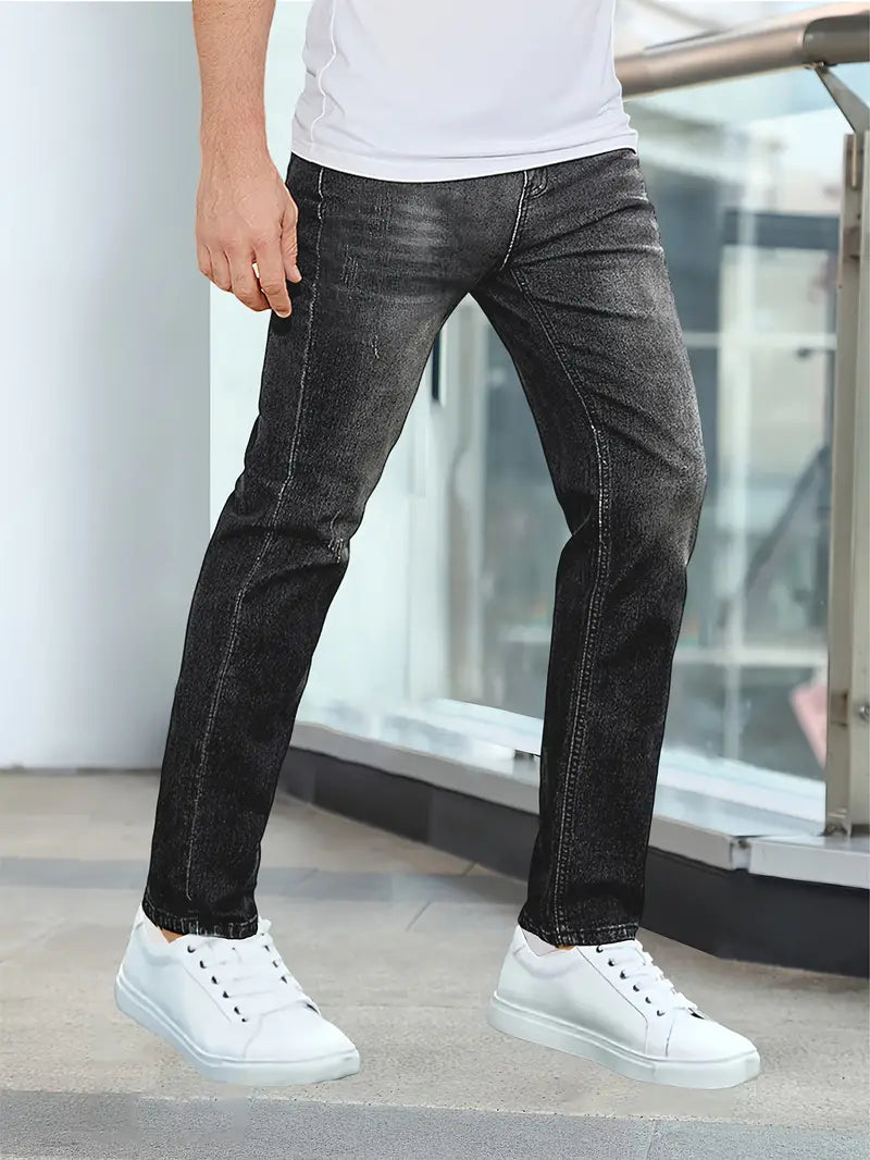 Jeans heren slim fit met zakken