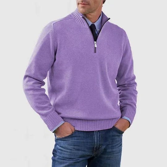 Joris - Klassieke half-zip trui voor heren View 13