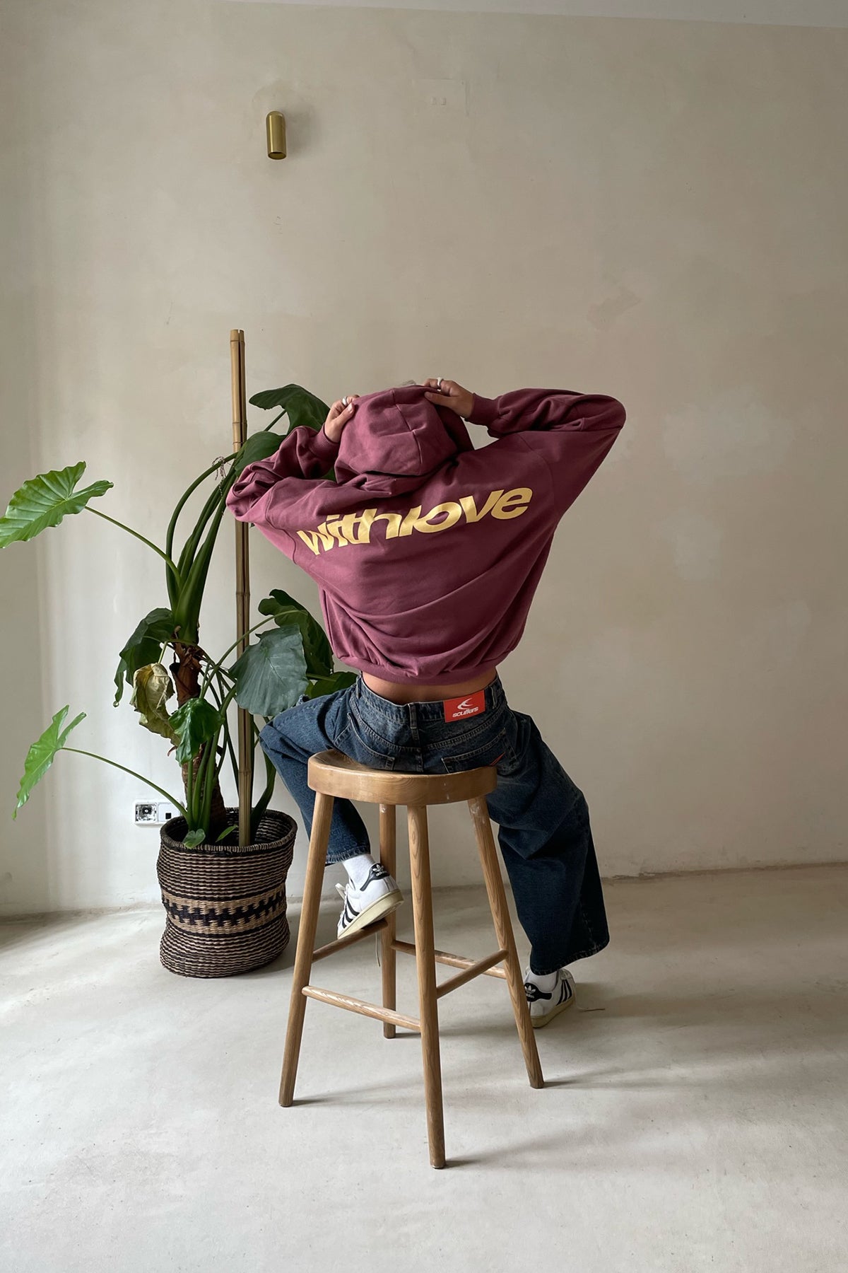 “With love” Oversized hoodie