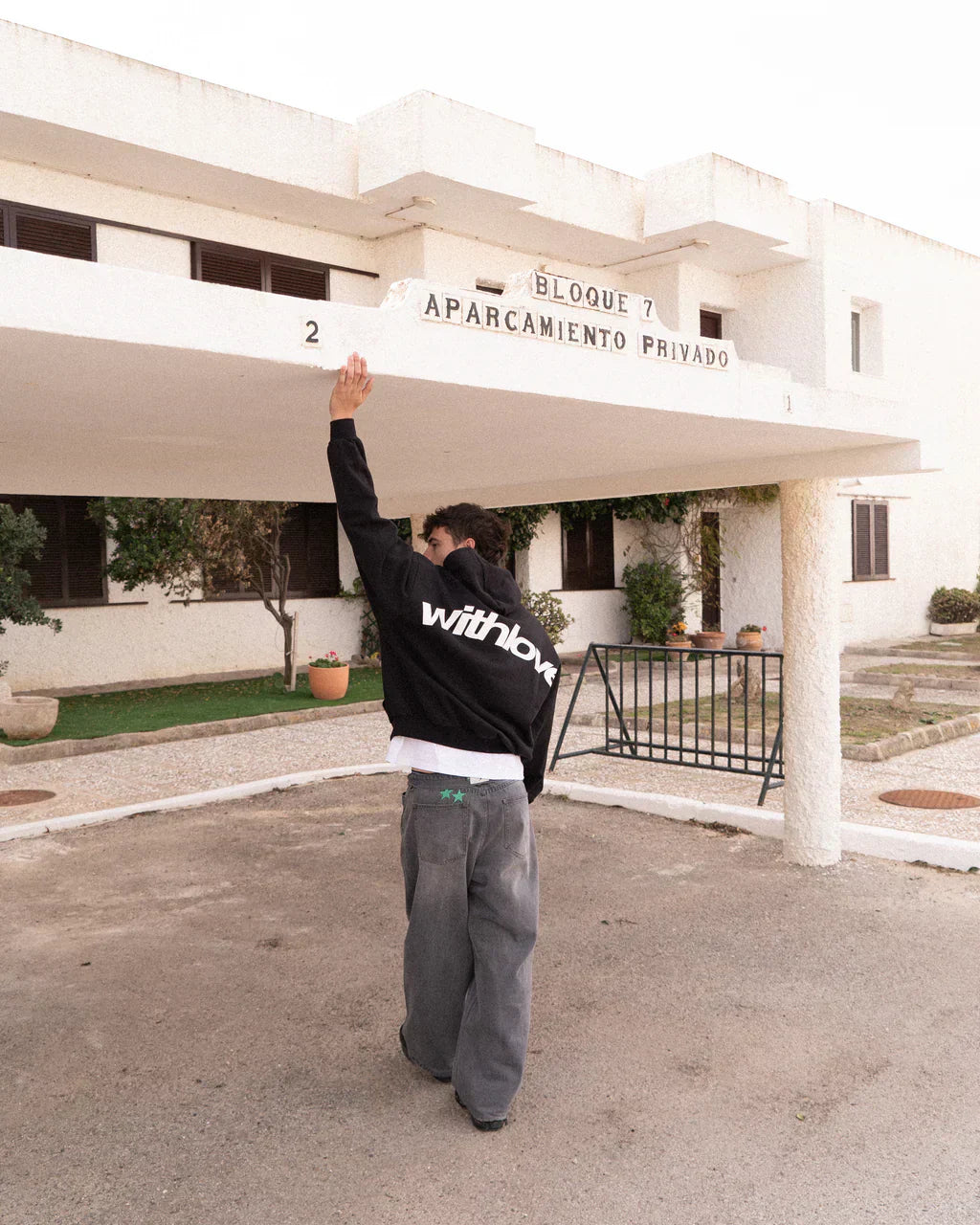 “With love” Oversized hoodie