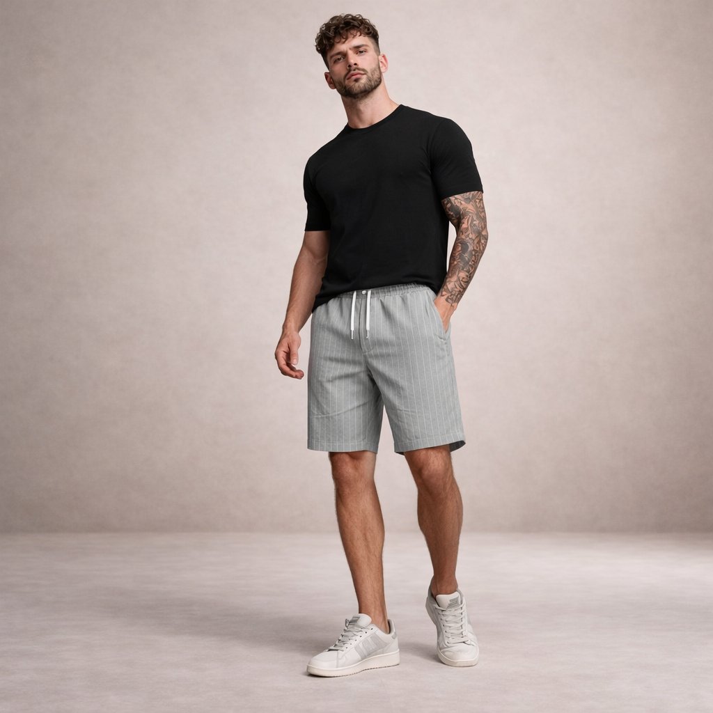 Luuk - Casual linnen korte broek voor heren View 15