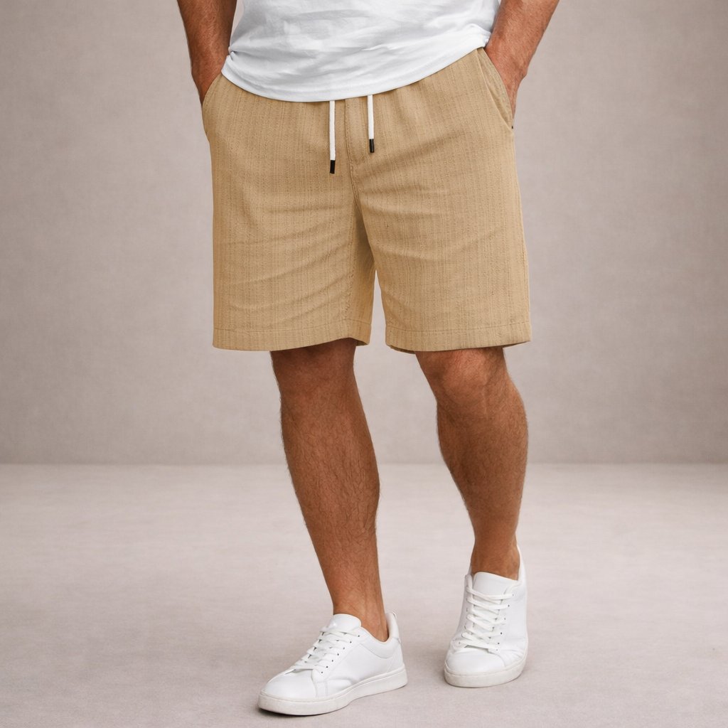 Luuk - Casual linnen korte broek voor heren View 22