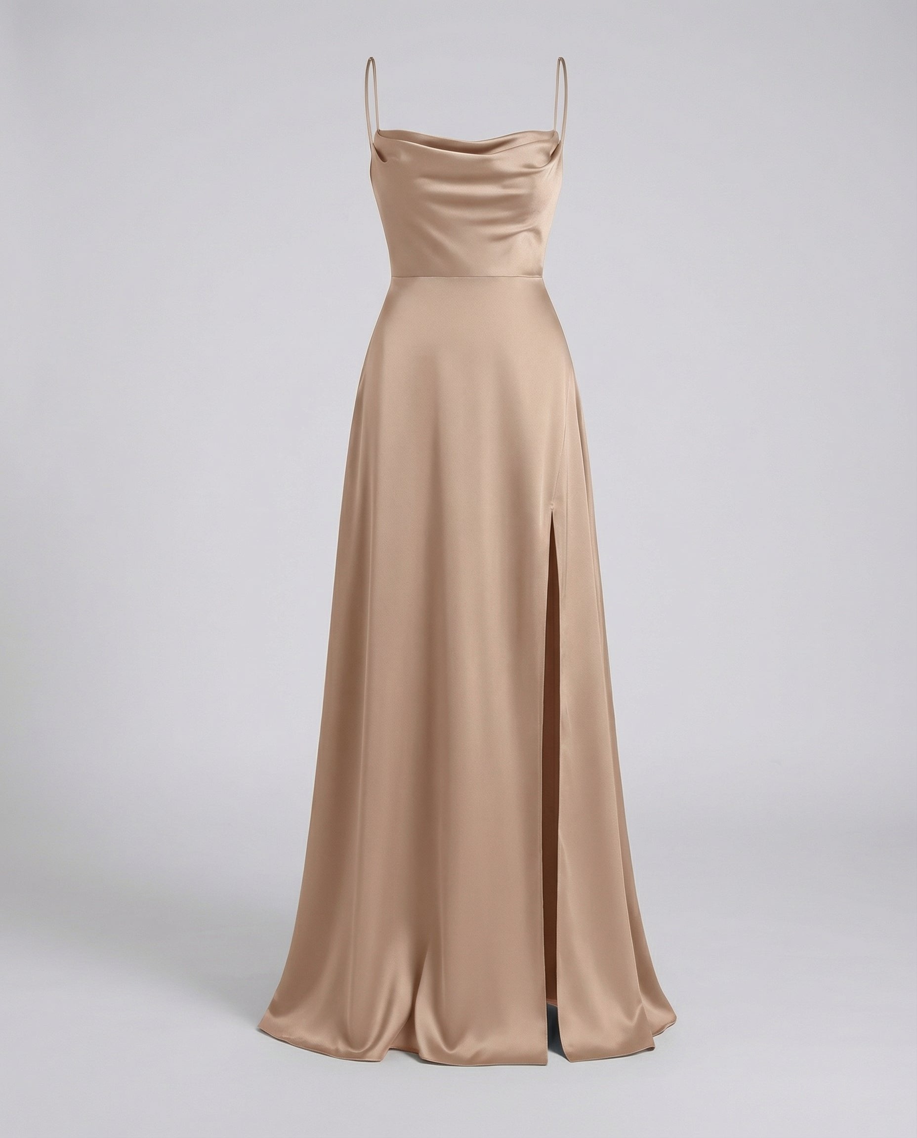 Merel - Elegante maxi jurk met beenopennis voor dames Full