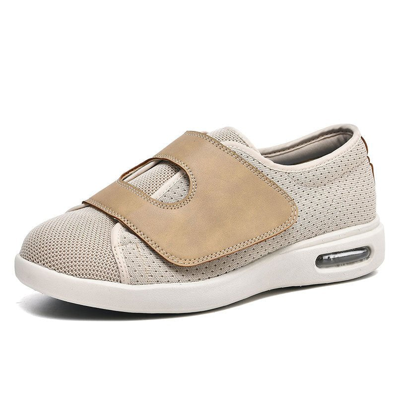 Merel - Extra brede diabetische schoenen met wijde opening voor dames Side