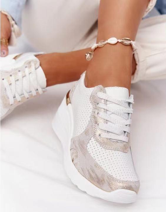 Air Sneakers dames met sleehak en luchtzool