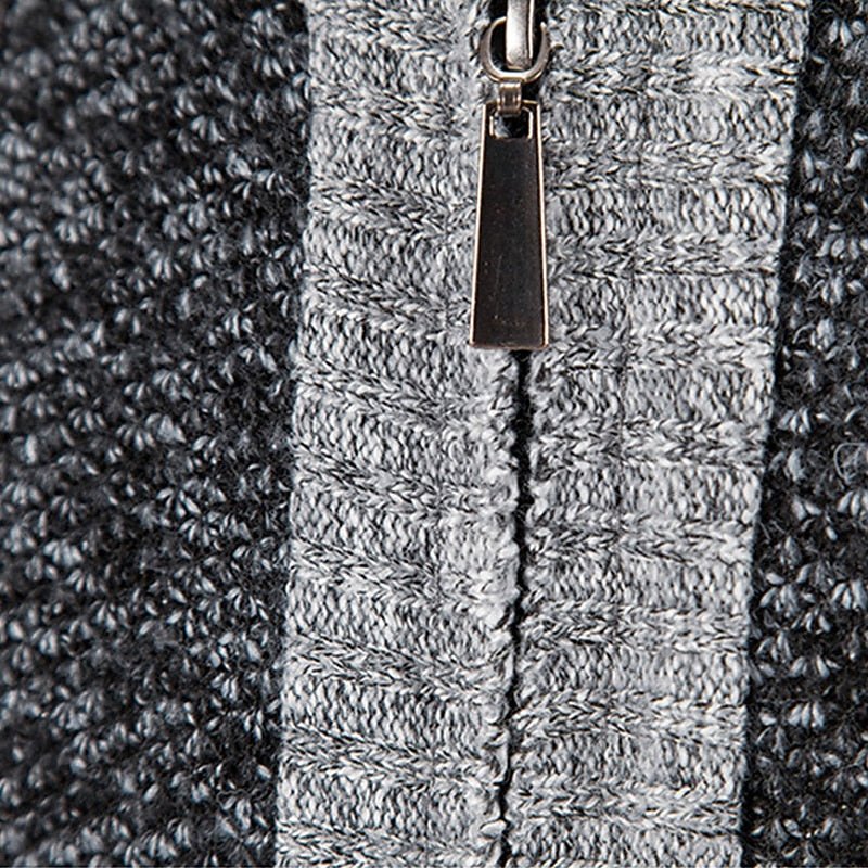 Niels - Warm wollen vest met rits voor heren Lifestyle