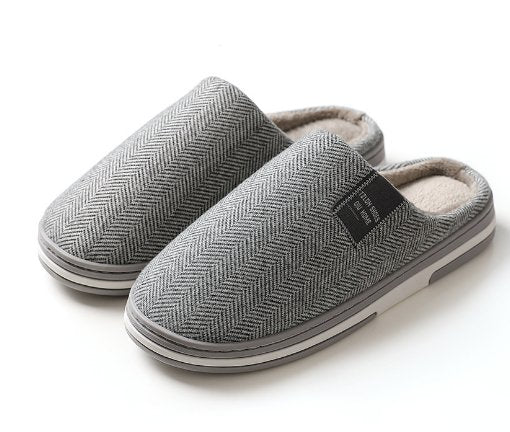 Robin - Gevoerde pantoffels met antislip zool voor heren Back