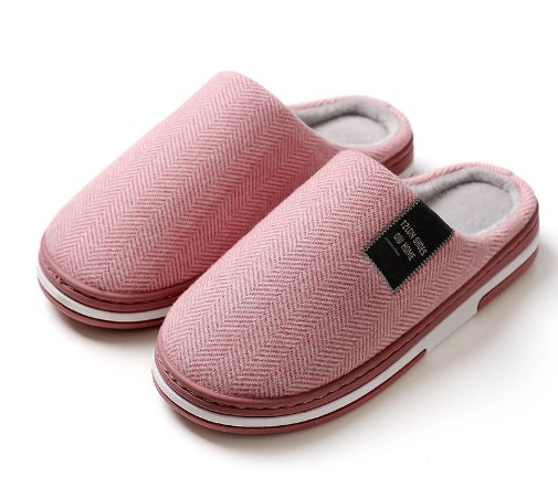 Robin - Gevoerde pantoffels met antislip zool voor heren Front