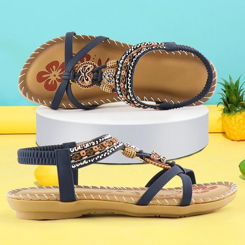 Sandalen Dames met Sierbandjes