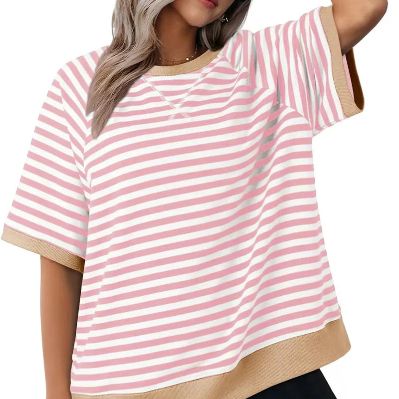 Emma – Casual gestreept katoenen T-shirt