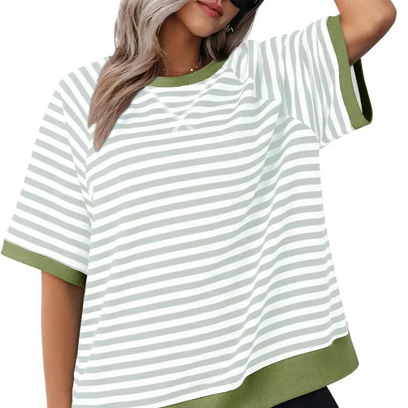 Emma – Casual gestreept katoenen T-shirt