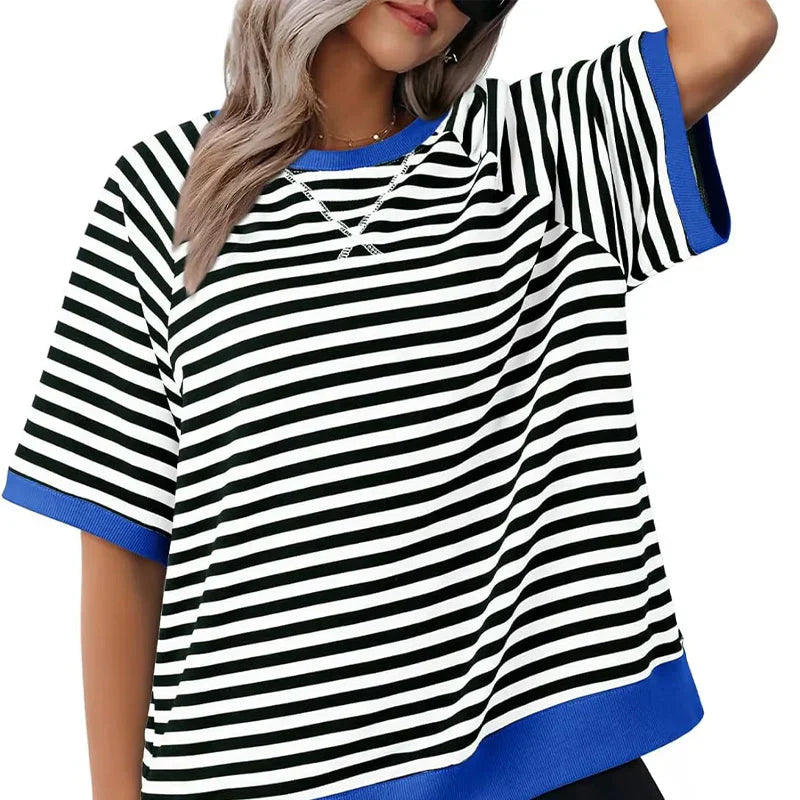 Emma – Casual gestreept katoenen T-shirt