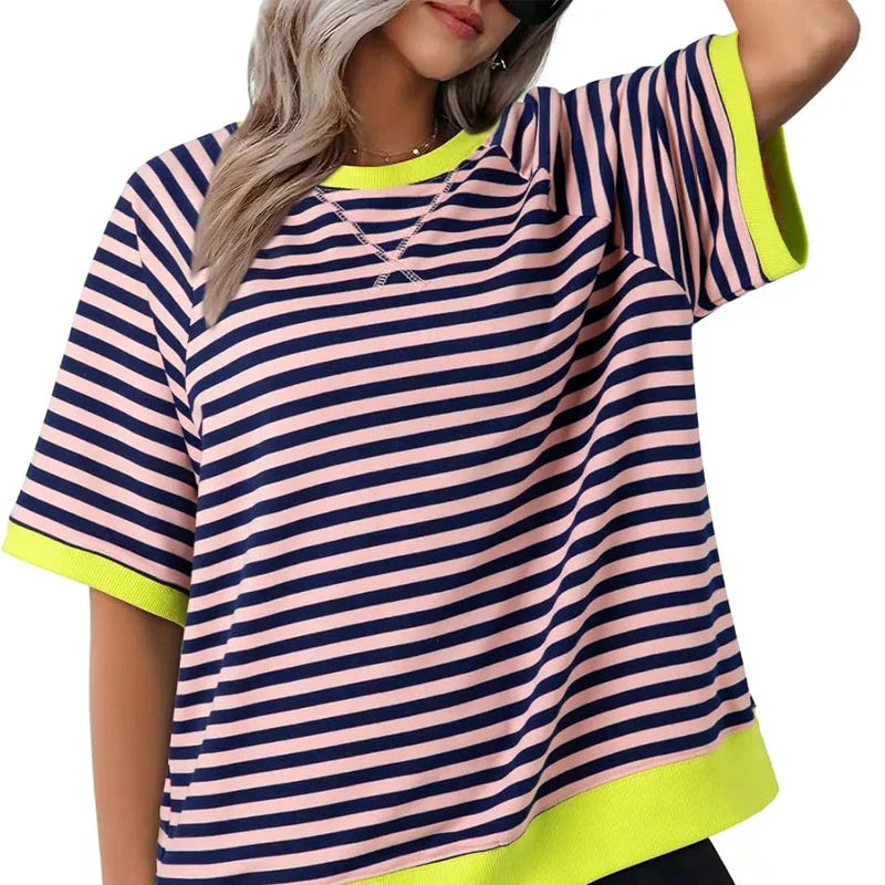 Emma – Casual gestreept katoenen T-shirt
