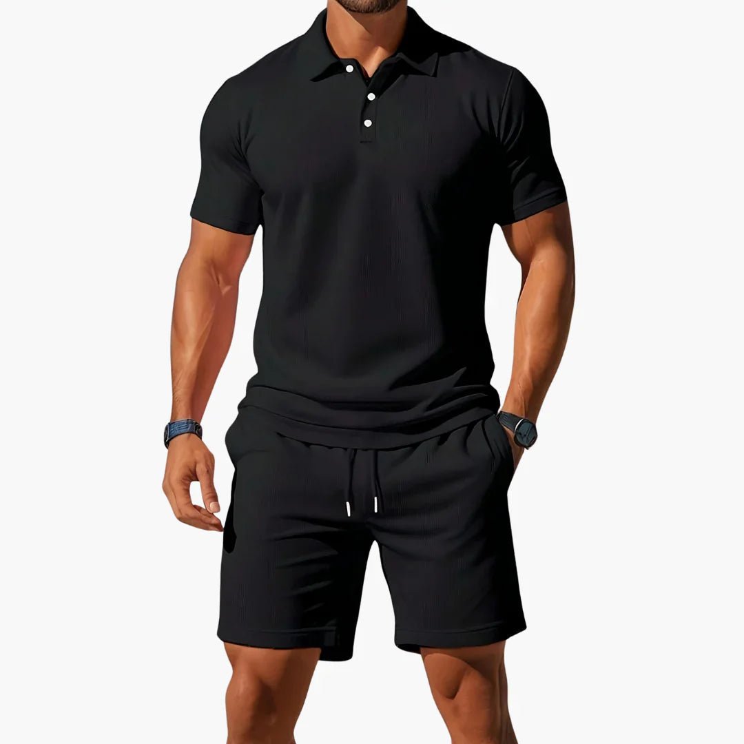 Sven - Ademend 2-delige poloset voor heren Lifestyle