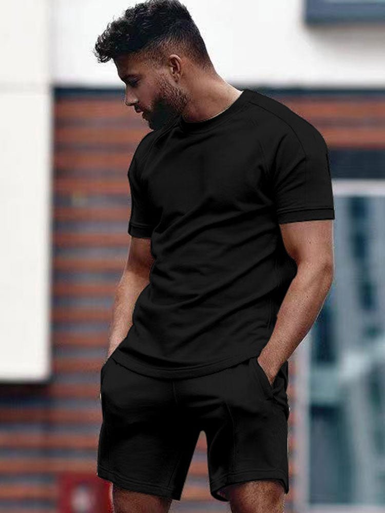 Teun - Casual combi set voor heren Detail