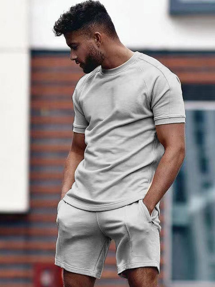 Teun - Casual combi set voor heren Front