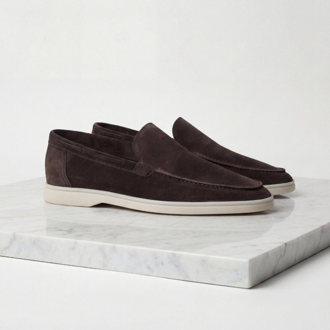 Teun - Klassieke suède loafers voor heren View 11