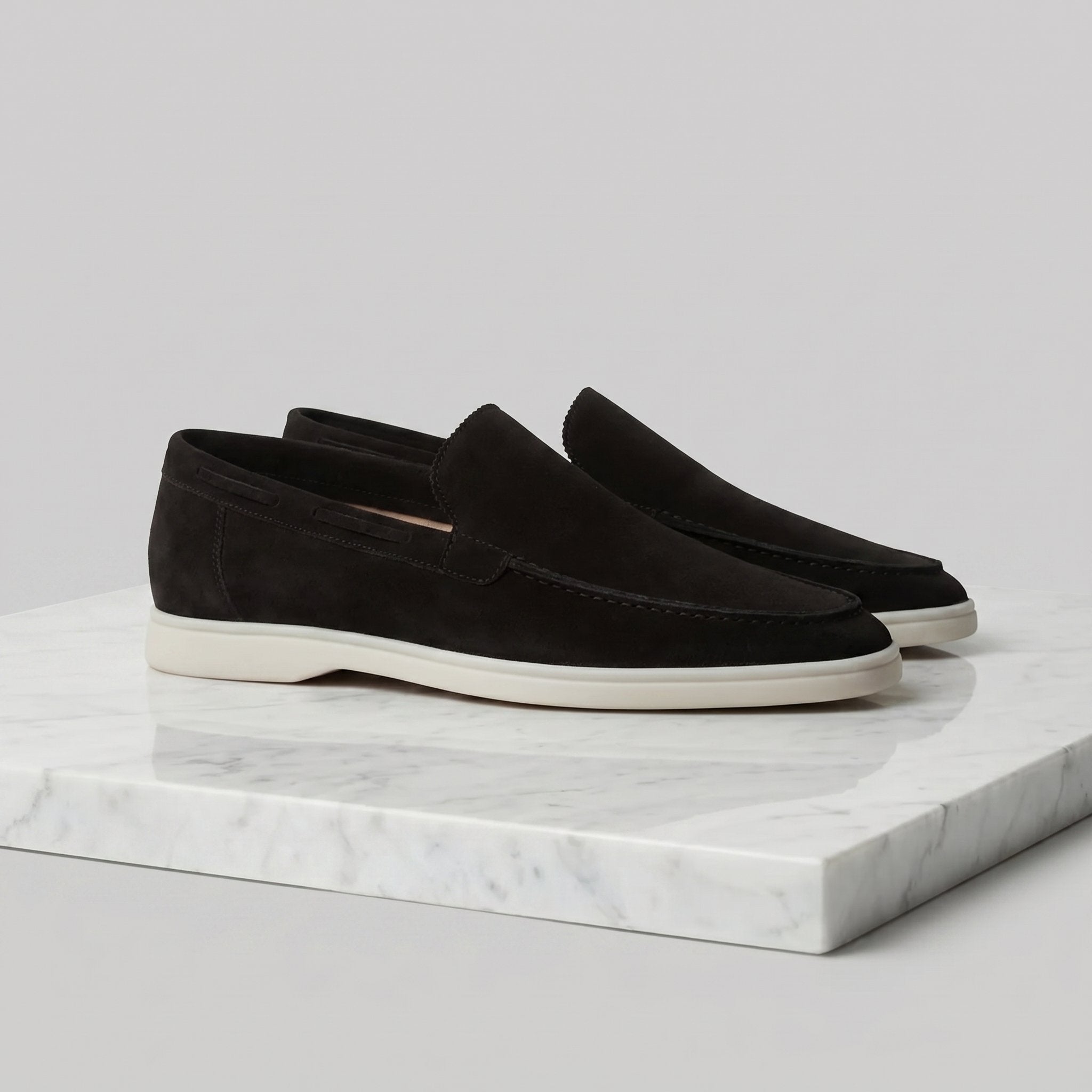 Teun - Klassieke suède loafers voor heren View 14