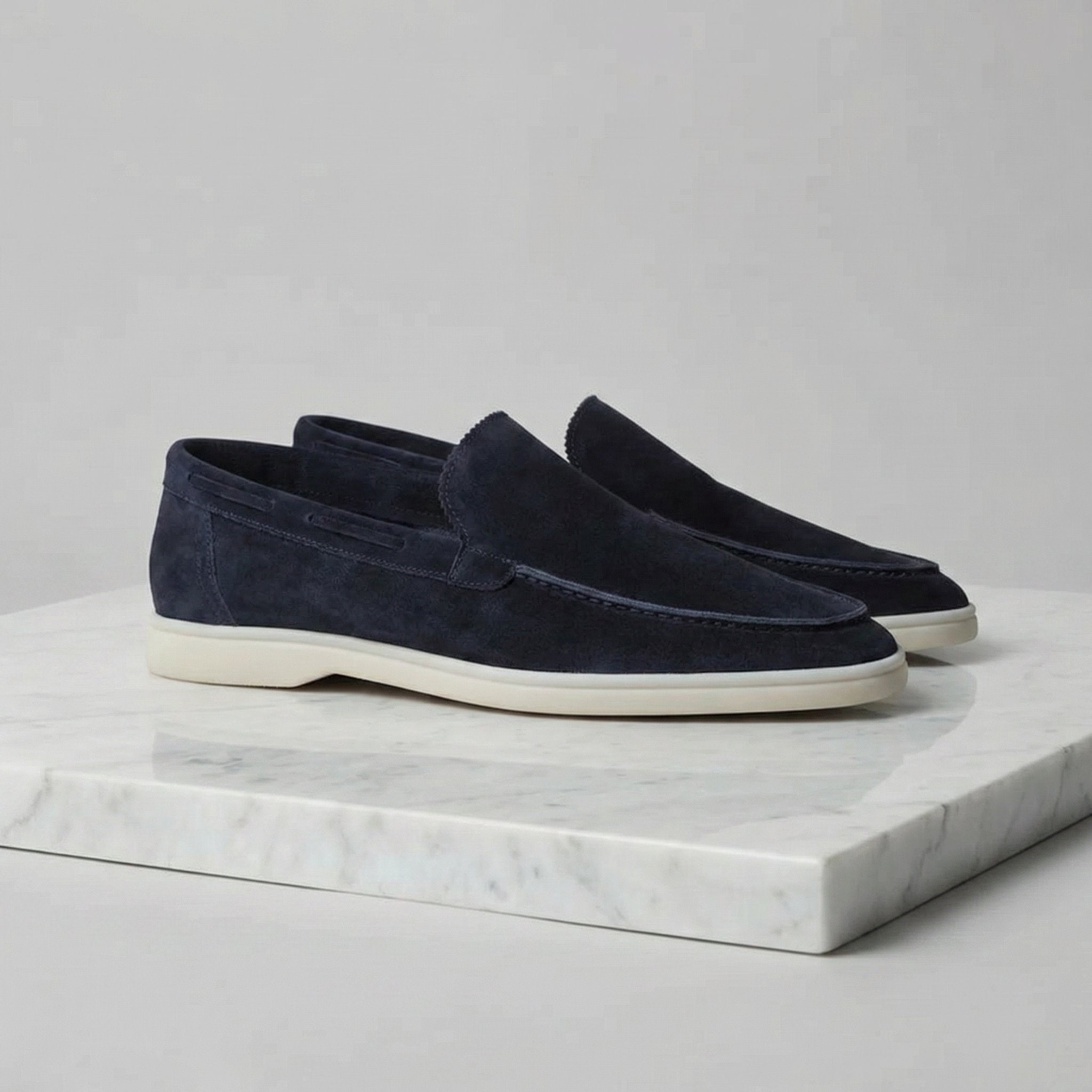 Teun - Klassieke suède loafers voor heren View 16