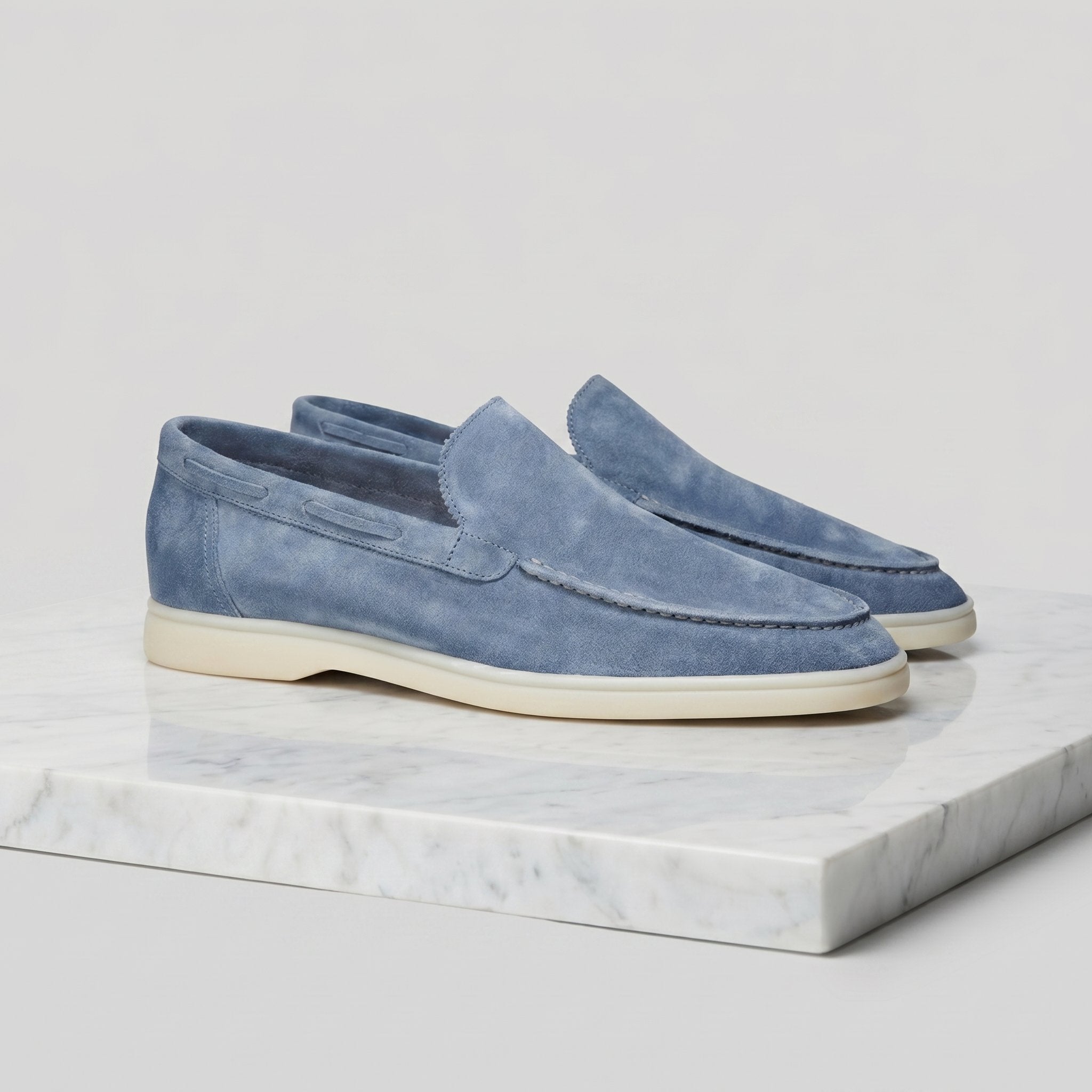 Teun - Klassieke suède loafers voor heren View 17