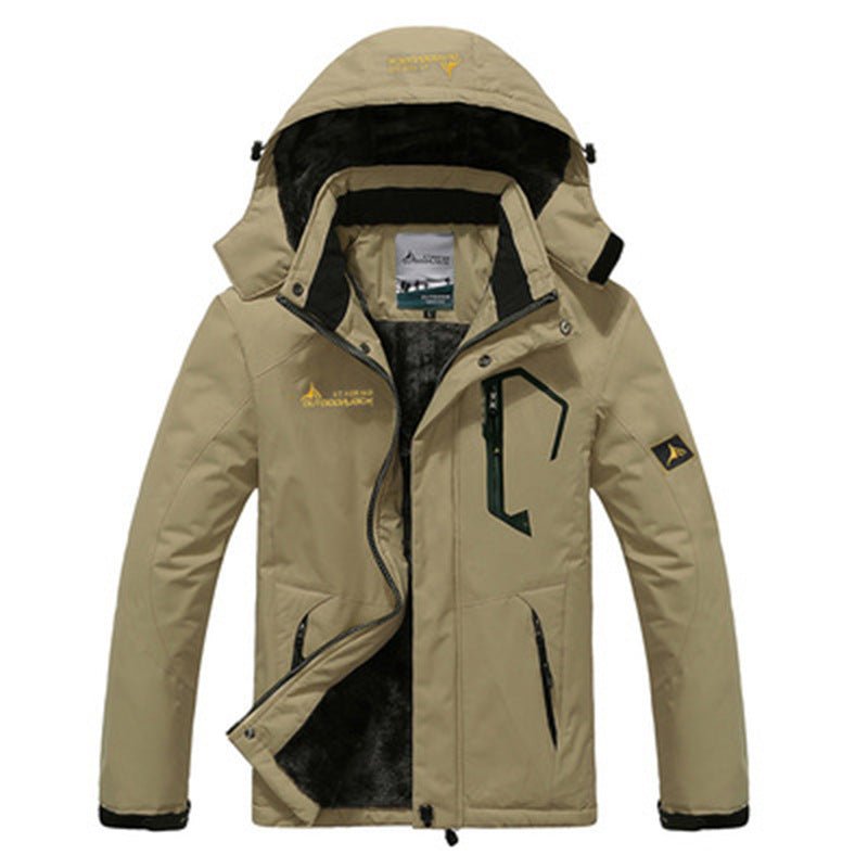 Teun - Waterdichte gewatteerde parka met capuchon voor heren Close Up