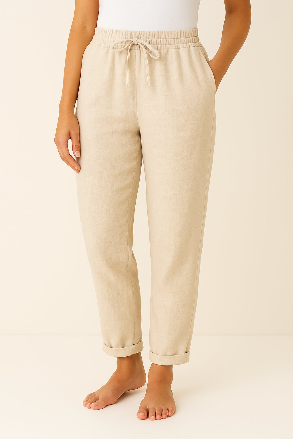 Vera - Comfortabele damesbroek met elastische taille Detail