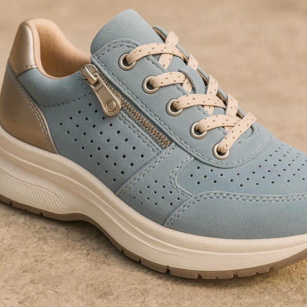 Wies - Orthopedische wandelschoenen met rits voor dames Detail