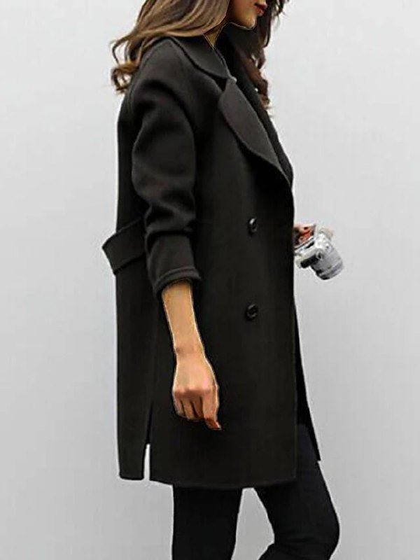 Wollen trenchcoat