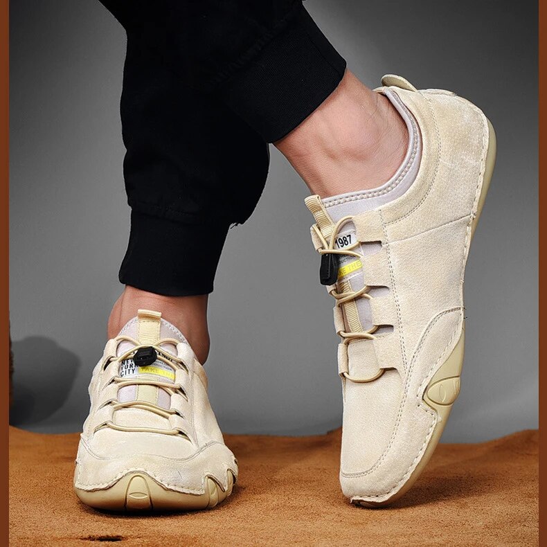 Loafers heren instap met elastische inzet