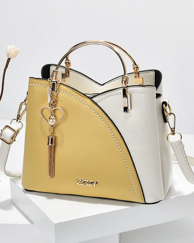 Handtas dames met schouderriem en hanger