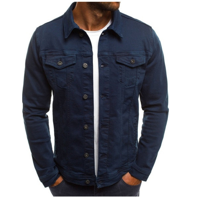 Denim Jacket met borstzakken en knopen