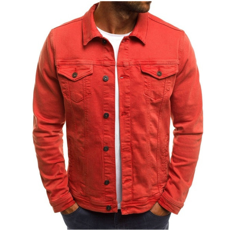 Denim Jacket met borstzakken en knopen