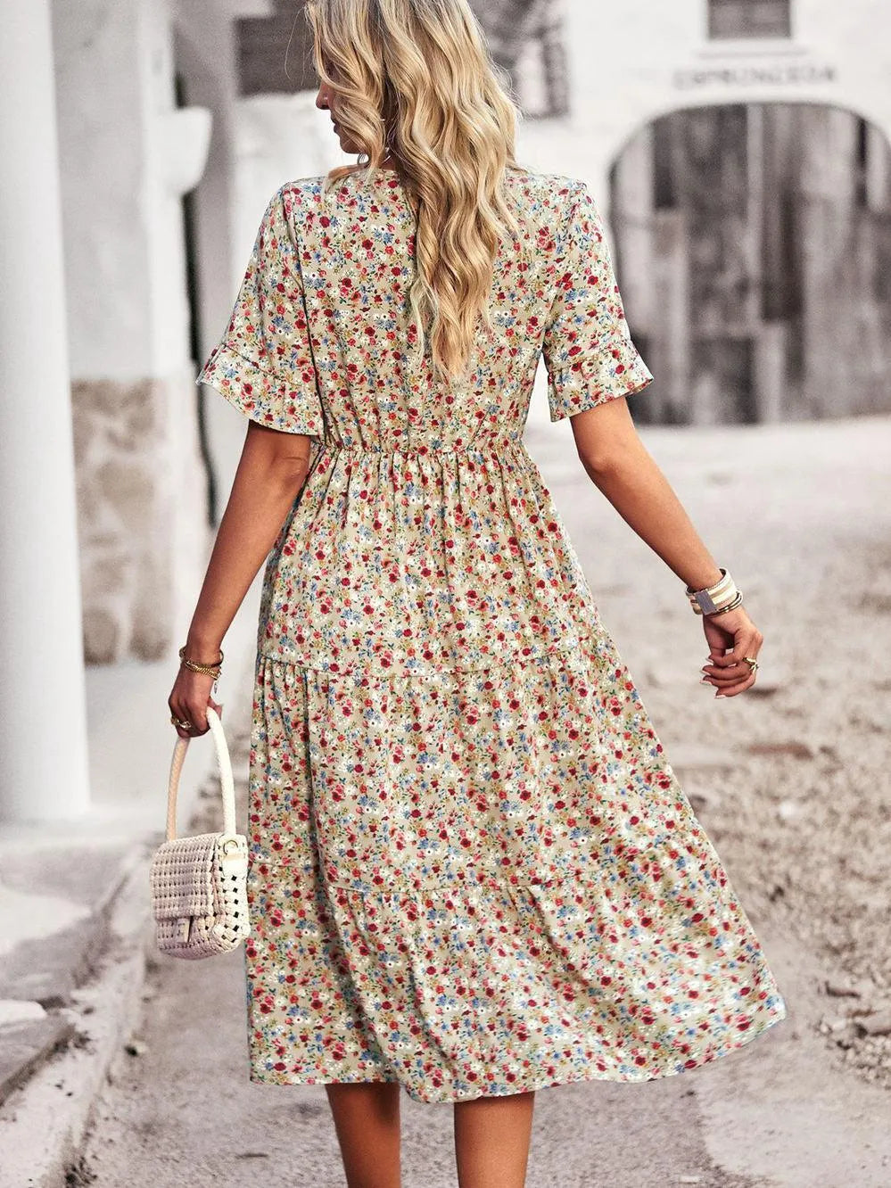 Zomerjurk dames met bloemenprint