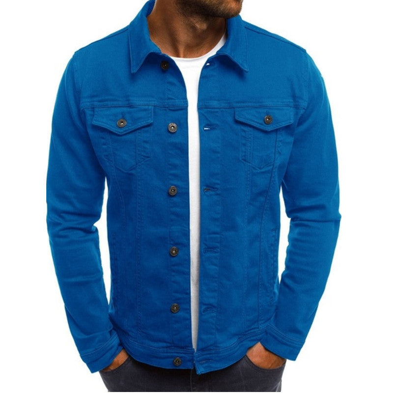 Denim Jacket met borstzakken en knopen