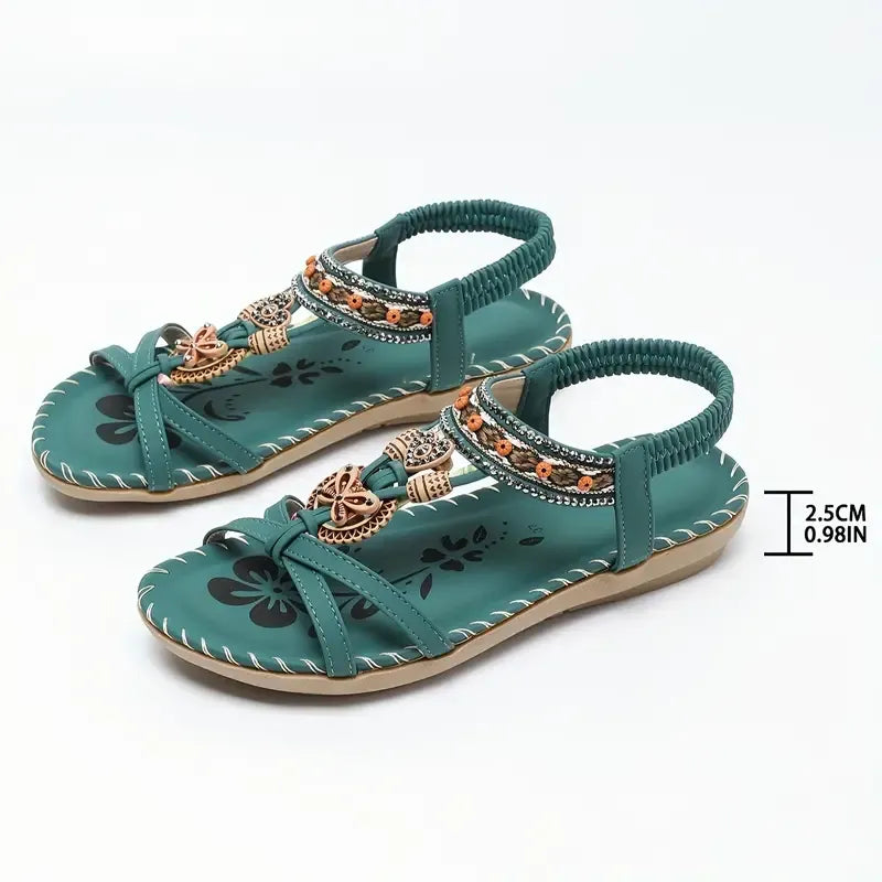 Sandalen Dames met Sierbandjes