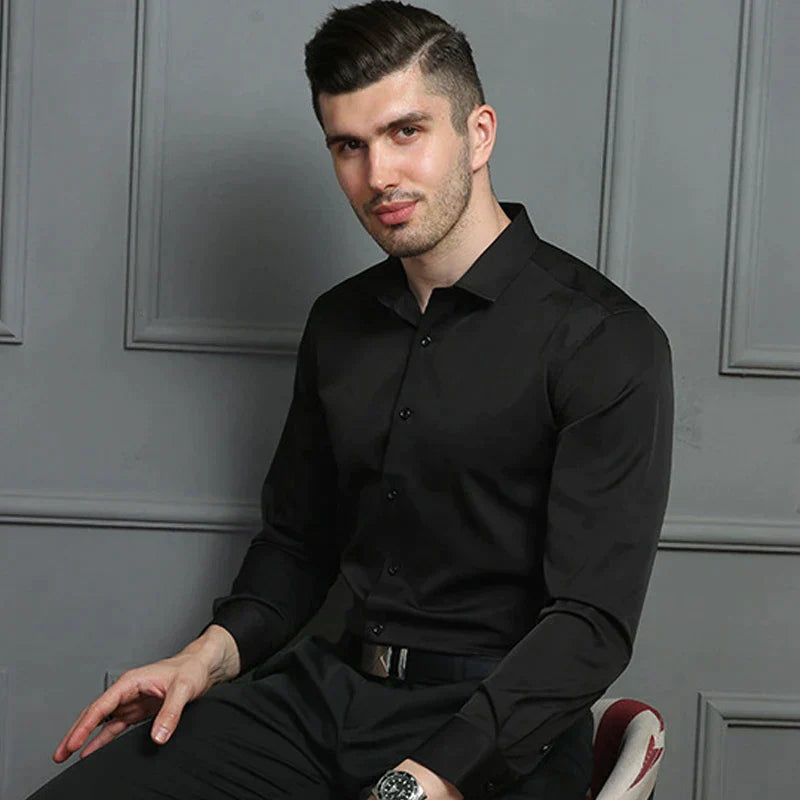 Herenoverhemd met stretch Shirt