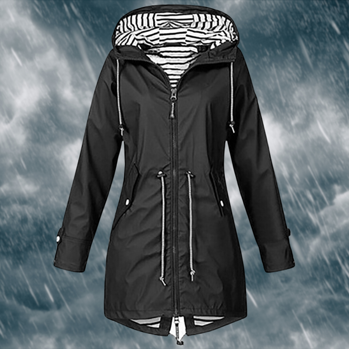 Dames Water- en Windichte Regenjas
