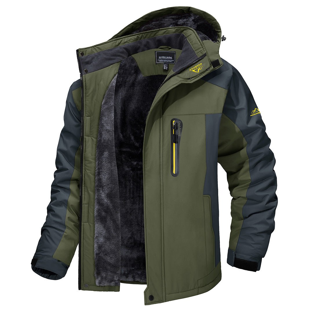 Warme waterdichte outdoorjas
