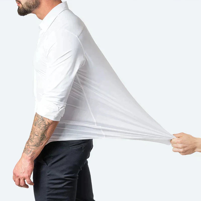 Herenoverhemd met stretch Shirt