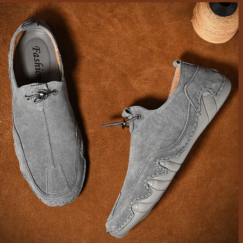 Loafers heren instap met elastische inzet