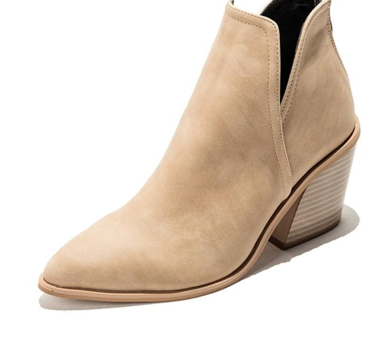 Enkellaarsjes Dames Met Blokhak