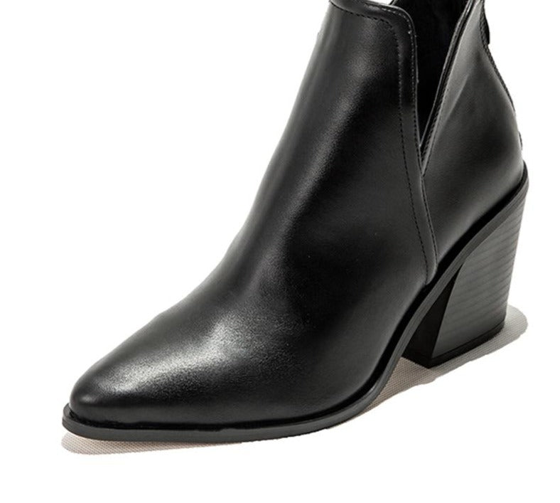 Enkellaarsjes Dames Met Blokhak